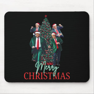 Tancing Trump Santa Merry Weihnachts Daddy's Zuhau Mousepad