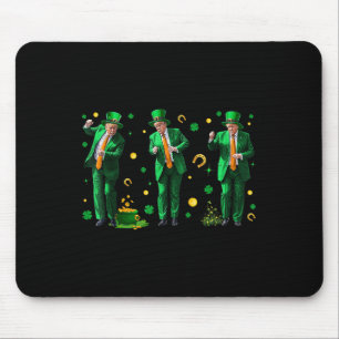 Tancing Trump St. Patricks Day , Uni-Erwachsene, Mousepad
