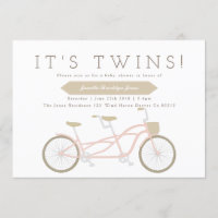 Tandem Bike | Twins Baby Dusche