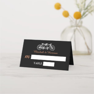 Tandem-Fahrrad-Hochzeit auf Halbpension Platzkarte