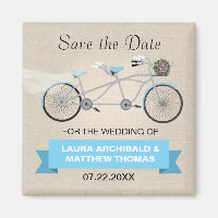 Tandem Fahrrad Save the Date