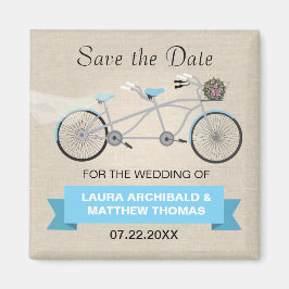Tandem Fahrrad Save the Date Magnet