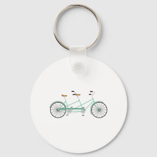 Tandem-Fahrrad Schlüsselanhänger