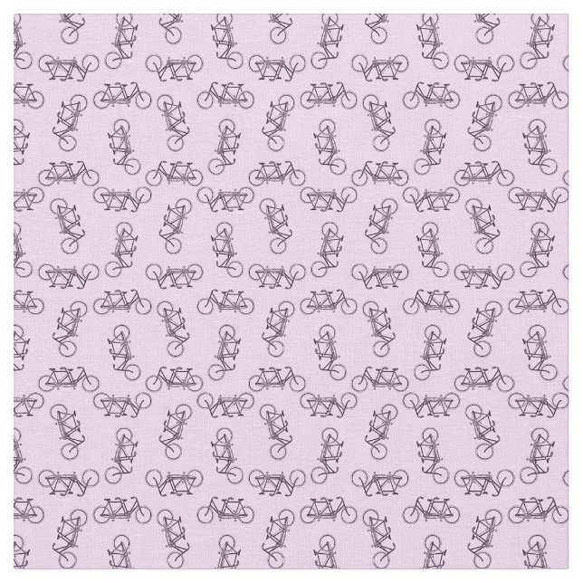 Tandem-Fahrräder mit zwei Sitzen Fahrräder CUSTOM  Stoff (Nahaufnahme)