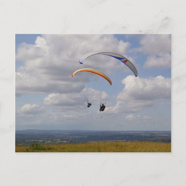 Tandem Gliding Postkarte (Vorderseite)