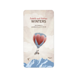 TANDEM LIEBE DREAM Address Label Adressaufkleber