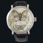 Tandem schlägt über grüne Blätter Armbanduhr<br><div class="desc">Wie die Blauen Engel fliegen diese Schmetterlinge im Tandem. Sehen Sie,  wie sie über grüne Blätter aufsteigen und ihre bunten und majestätischen Flügel verbreiten. Wenn Sie Liebe schauen Schmetterlinge werden Sie dieses Stück Liebe!</div>