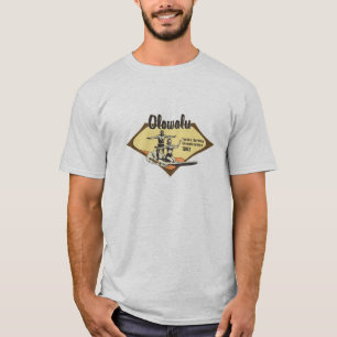 Tandem Surfen Hawaiischer Retro T-Shirt