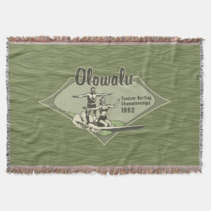 Tandem-Surfing Hawaiian-Vintage-Surf-Design Decke