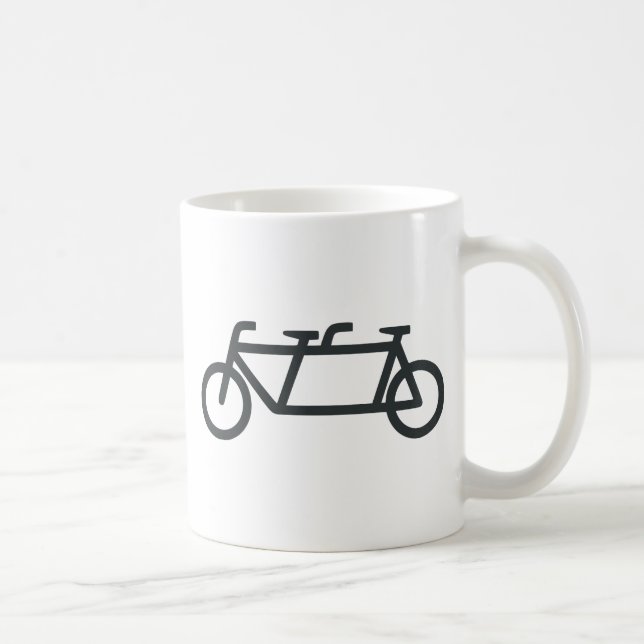 Tandemfahrrad Tasse (Rechts)