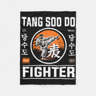 Tang Soo Do Fighter - für den Fan des koreanischen Fleecedecke