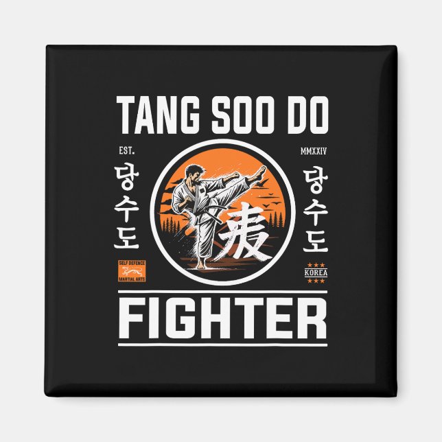 Tang Soo Do Fighter - für den Fan des koreanischen Magnet (Vorne)