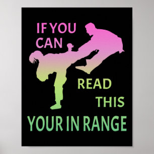 Tang Soo Do Geschenke für Girls Karate Shirt Marti Poster