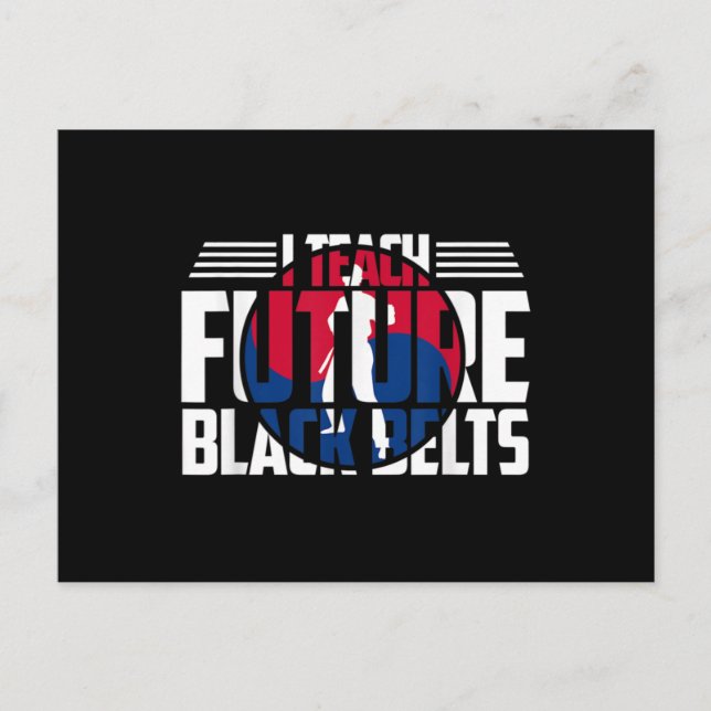 Tang Soo Do Instructor Martial Arts Teacher Korean Postkarte (Vorderseite)