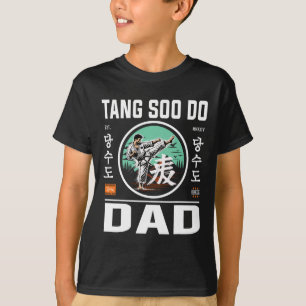 Tang Soo Do Karate Vater für Kampfkunst und Vater T-Shirt