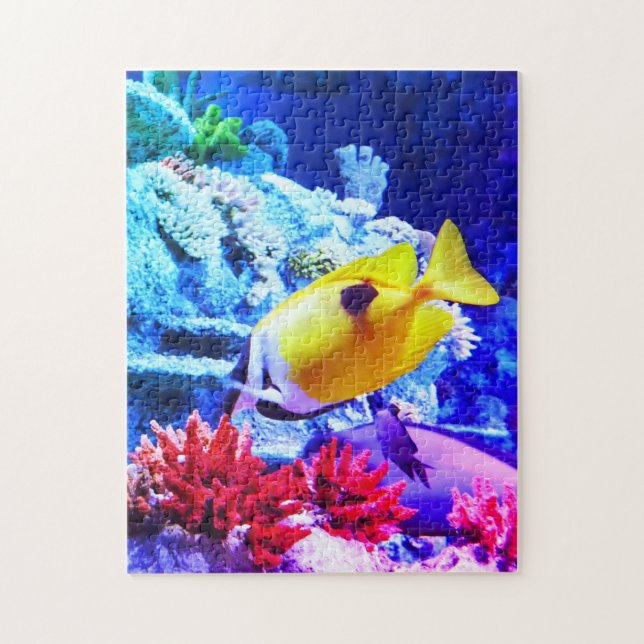Tang tropische Fische Puzzle (Vertikal)
