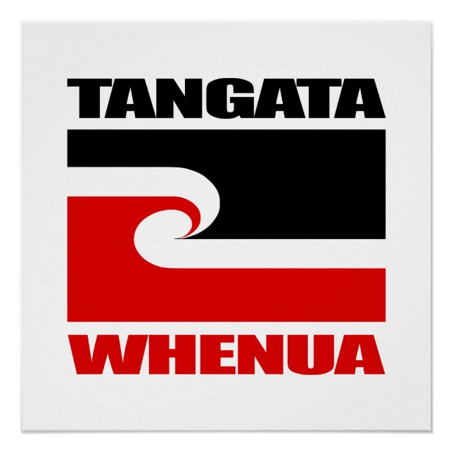 Tangata Whenua Poster (Vorderseite)