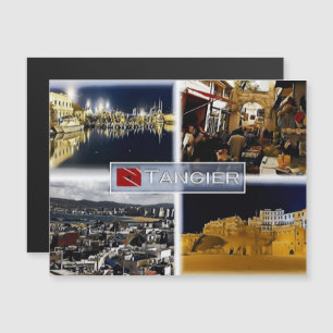 Tanger - Marocco - Mosaik - Magnetkarte