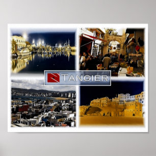 Tanger - Marokko - Mosaik - Poster