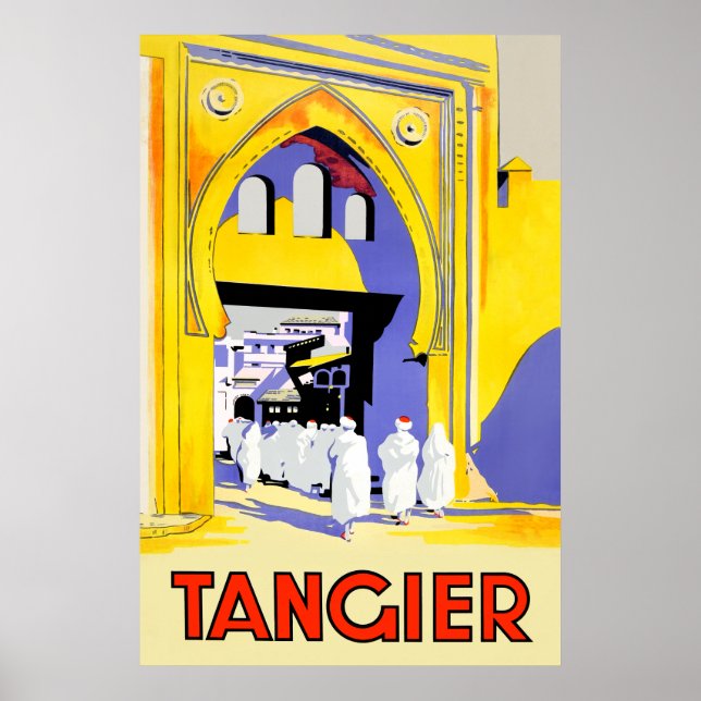 Tanger, Marokko Poster (Vorne)