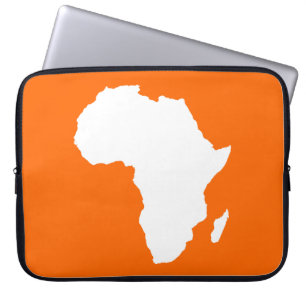 Tangerine Audacious Africa Laptopschutzhülle
