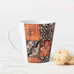 Tangerine Fliese Milchtasse