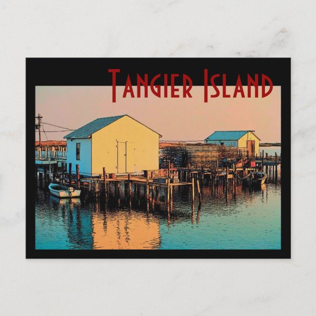 Tangier Island Postcard Postkarte (Vorderseite)