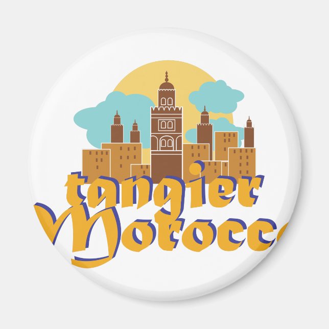 Tangier Marokko Magnet (Vorne)