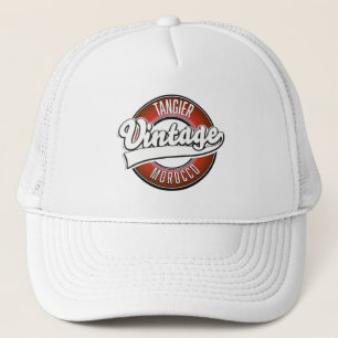 Tangier Marokko Vintage-Logo Truckerkappe
