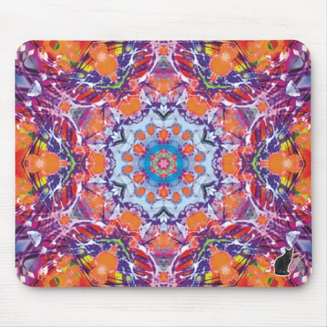 Tangiers Kaleidoscope Mouse Pad Mousepad (Vorne)