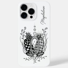Tangle Art: Florales Design, Ovale - Case-Mate iPhone 14 Pro Max Hülle