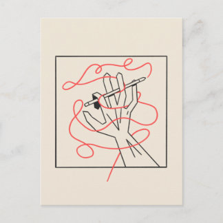 Tangled Illustrator Postkarte