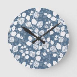 Tangled Poetic Canopy XL whisper grey silhouette Runde Wanduhr