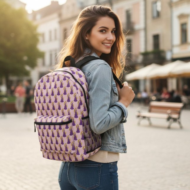 Tangled Printed Ruckpack Bedruckter Rucksack (Von Creator hochgeladen)
