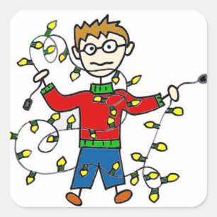 Tangled Weihnachtsbeleuchtung Aufkleber