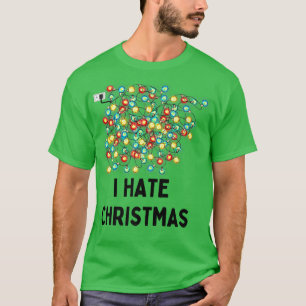 Tangled Weihnachtslicht Ich Hasse Weihnachten Funn T-Shirt