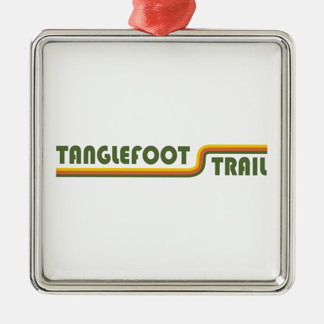 Tanglefoot Trail Ornament Aus Metall (Vorne)