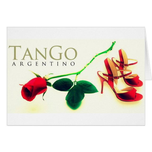 Tango argentino Vintag (Vorderseite (Horizontal))