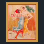 "Tango"-Art-Deco der 1920er Jahre Poster<br><div class="desc">Roaring Zwanziger ,  Art Deco,  Dancing Flappers Print mit dem Titel "Tango" 16x20 hier gezeigt.</div>