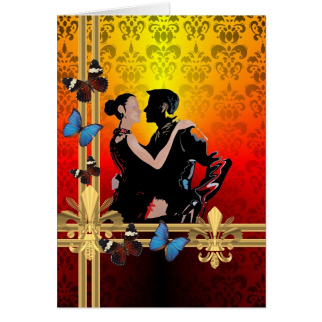 Tango auf Damast (Vorne)