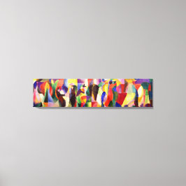 Tango Bal Bullier - Abstrakte Kunst von Sonia Dela Leinwanddruck