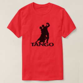 Tango Ballroom Dancers Silhouette T-Shirt