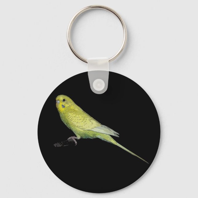 Tango Budgie Schlüsselanhänger (Vorderseite)
