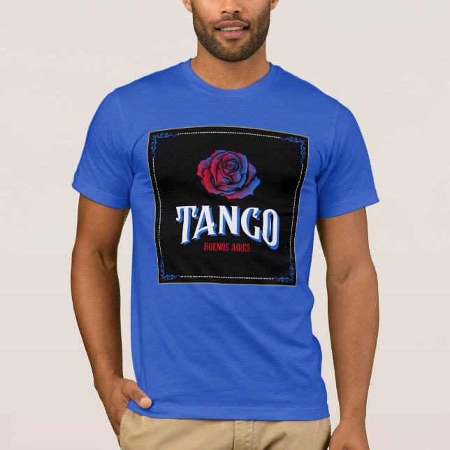 Tango Buenos Aires Fileteado Porteño T-Shirt (Vorderseite)