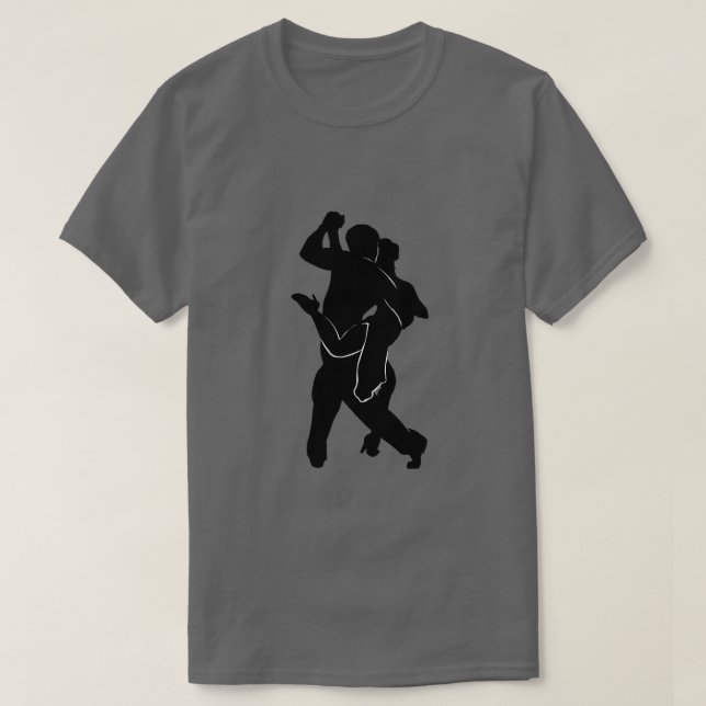 Tango Dancer Couple T - Shirt - Ihre Farbe (Design vorne)
