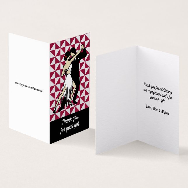 Tango Dancers (Innenseite und Außenseite)