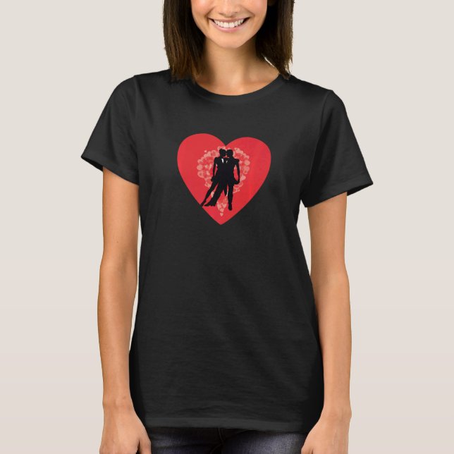 Tango Dancers Couple Argentine Ballroom Dance Danc T-Shirt (Vorderseite)