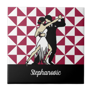 Tango Dancers Fliese