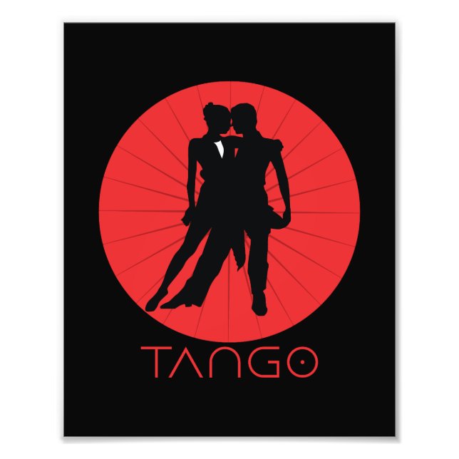 Tango Dancers Fotodruck (Vorne)