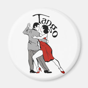Tango Dancers Magnet